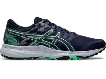 Asics Herr Trailskor GEL-SCRAM 5 Marinblå/Gröna